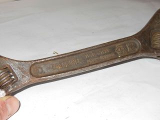 Vintage Double Ended Crescent Wrench 12 