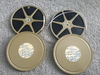 2 Vintage Early Disney World 8mm Color Home Movies Great Content &