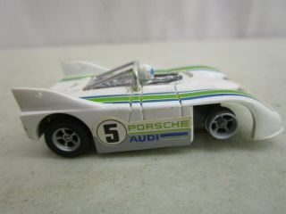 Vintage 1977 Aurora Afx Porsche 510k Can - Am Sunoco Audi Slot Car