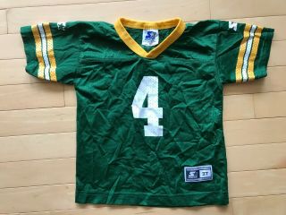Vintage Brett Favre 4 Green Bay Packers Starter Boys Toddler Jersey Size 3t