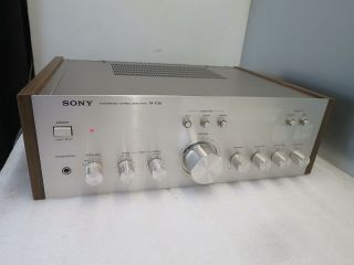 Vintage Sony Model Ta - F3a Integrated Amplifier