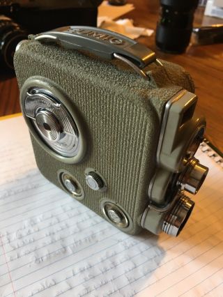 Vintage Eumig C3 8mm Cine Camera With Leather Case Exc,