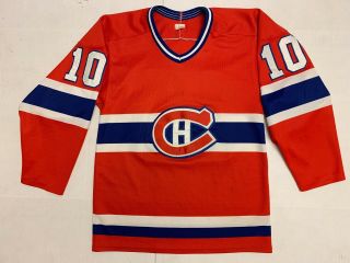 Vintage 1980s Montreal Canadiens Hockey Jersey Ccm 10 Nhl Canada M
