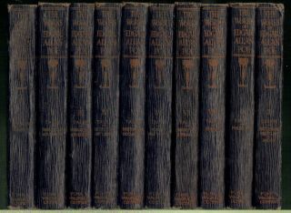 The Of Edgar Allan Poe In Ten Volumes Commemorative Edition,  1904 Complete