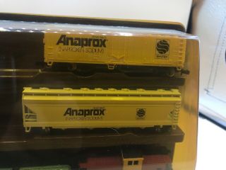 Vintage Bachmann N scale Anaprox Doctors Promo Sample Train Set In Case 3