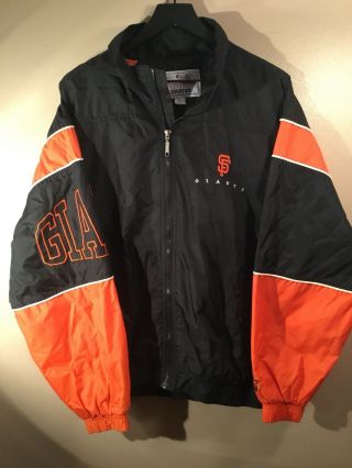 Vintage San Francisco Giants Starter Jacket Windbreaker Adult Large Vtg 90s