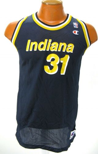 Vintage Indiana Pacers Miller Champion Nba Basketball Jersey Xl 18 - 20