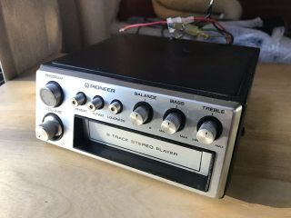 Pioneer Tp - 727 Car Auto 8 Track Tape Player Stereo Deck