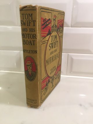 Tom Swift And His Motor Boat,  Victor Appleton Hard Cover 1910