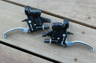Vintage Shimano Deore Lx St - M567 Mountain Bike Shifters/brake Levers 3x8 Speed
