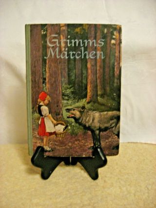 Vintage Book German Grimms Fairy Tales In German Text Grimms Märchen 1955
