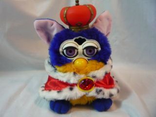 vintage furby special limited edition your royal majesty electronic 2000 furby 2