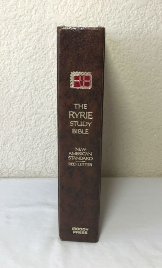 Vintage 1978 The Ryrie Study Bible American Standard Version Indexed HC 3