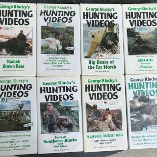 George Klucky’s vintage hunting videos VHS collectible bears deer hunting camp 3