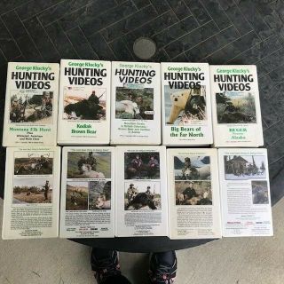 George Klucky’s vintage hunting videos VHS collectible bears deer hunting camp 6