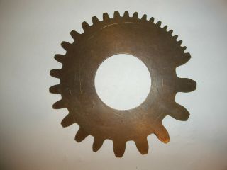 Vintage American Stock Gear Co.  Gear Tooth Pitch Gauge Gage Brass 2