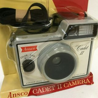 Ansco Cadet Ii Film Camera In Usa Vintage 127 Anscar Lens