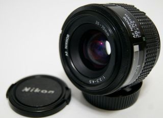 Af Nikkor 35 - 70mm 1:3.  3 - 4.  5 Camera Lens Nikon F Mount Zoom 35mm Vintage Slr