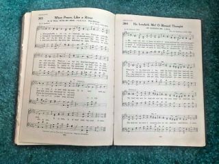 Vintage 1926 Baptist Hymnal Hard Back Book
