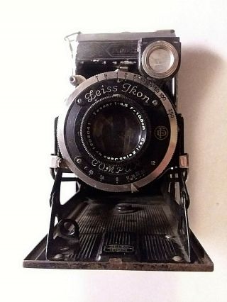 Vintage Zeiss Ikon Compur W/tessar 1:4.  5 10.  5cm Zeiss Jena Nr Lens -