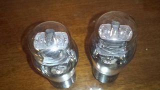 x1 Test NOS Closely Matched Pair RAYTHEON 6V6G Amplifier Tube TV - 7/u 2