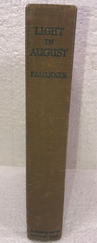 1932 First Printing Light In August By William Faulkner Hb Novel Racism