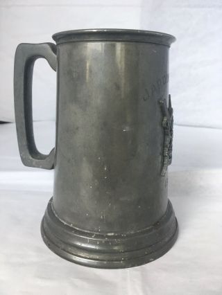 VINTAGE 1930 ' s pewter NOTTINGHAM ROWING CLUB JARDINE CUP tankard trophy prize 5