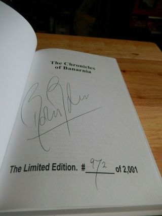 The Chronicles of Banarnia (Robert Rankin - 2018) Signed Limited edition NO 972 4