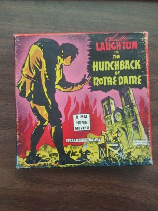 Vintage 8 8mm Movie Reel Hunchback Of Notre Dame Charles Laughton