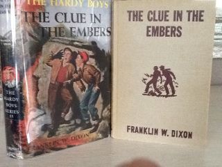 Hardy Boys No.  35 The Clue In The Embers 1st Edition 1955a - 1