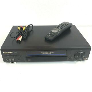 Panasonic Pv - 8661 Vhs Vcr Player Recorder With Remote And