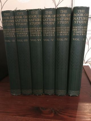The Book Of Nature Study Bretland Farmer 6 Volumes Caxton Publishing