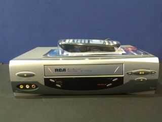 Rca Vr651hf Vcr Vhs Player Recorder And Remote -