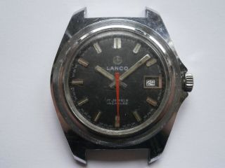 Vintage Gents Wristwatch Lanco Mechanical Watch Spares Tissot 2461