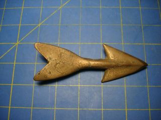 Vintage Authentic Brass Shark Harpoon Dart
