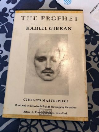 The Prophet By Kahlil Gibran » 1951 Edition [hardcover & Dust Jacket » Good]