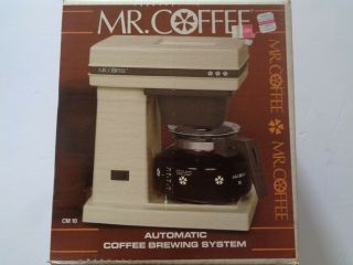 Vintage Mr.  Coffee Model Cm10 Coffee Maker 10 Cups Made In The Usa