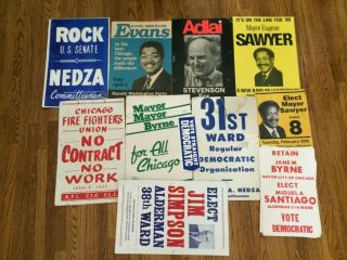 Vintage Chicago Political Posters