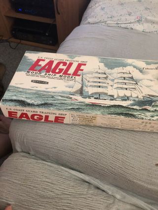 Vintage Scientific Models Inc.  Wood Ship Model Kit U.  S.  Coast Guard Eagle