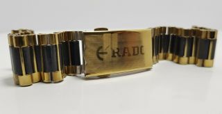 RARE RADO DIASTAR - 01750 - 18MM BELT FOR MEN ' S WRISTWATCH VINTAGE STAINLESS STEEL 4