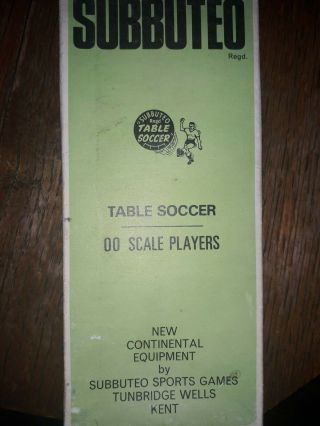 VINTAGE SUBBUTEO 00 SCALE PLAYERS - NOT SURE OF TEAM - COMPLETE - 05 2
