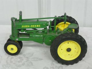 Vintage Ertl Usa Die Cast Metal Model A John Deere Farm Tractor Toy