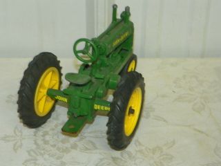 Vintage ERTL USA Die Cast Metal Model A John Deere Farm Tractor Toy 5