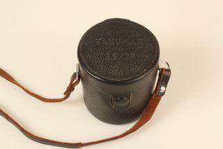 Vintage Pentax Takumar 28mm F3.  5 Lens Case With Strap.