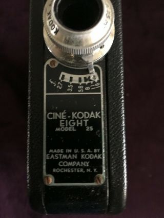 Kodak Cine - Kodak Eight model 25,  vintage 8mm camera,  w 2
