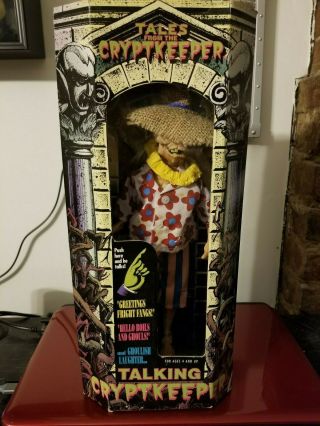 Vintage 1998 Talking Hawaiian Cryptkeeper Doll Ace Tales From The Crypt