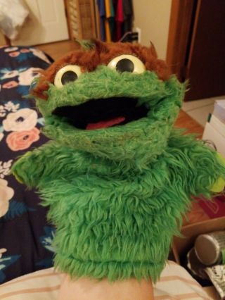 Vintage Jim Henson Muppet Puppet Oscar The Grouch Sesame Street