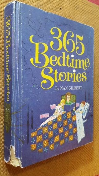 365 Bedtime Stories By Nan Gilbert 1970 Vintage Hardcover Whitman Publishing