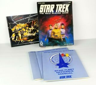 Star Trek The Role Playing Game Second Edition 1983 Fasa Rpg Htf Vintage Trekkie
