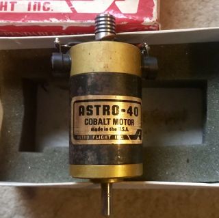 Vintage - Astro - 40 Challenger Cobalt Direct Drive Motor,  18 To 20 Cells,  600w